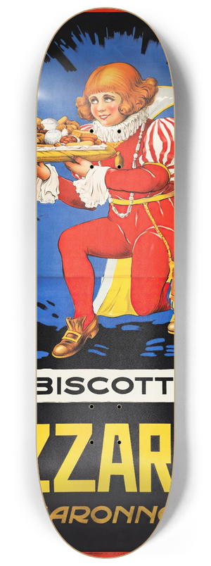 Giorgio Muggiani - Biscotti Lazzaroni, Saronno 8.25 inch art skate deck