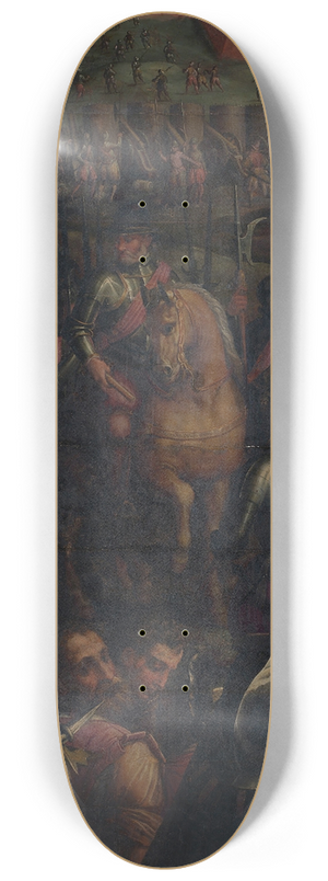 Giorgio Vasari - Capture of Casole 8.25 inch art skate deck