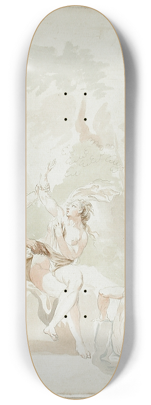 Giovanni Battista Cipriani - Satyr Attacking Two Nude Bathers 8.25 inch art skate deck