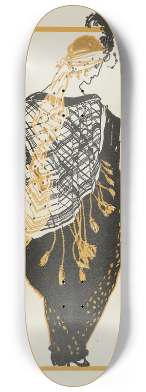 Garcia Calderon - Gazette du Bon Ton. Art  Modes & Frivolits; Artists 8.25 inch art skate deck