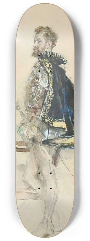 Giovanni Boldini - Raphal Duflos dans le rle dHenri III 8.25 inch art skate deck