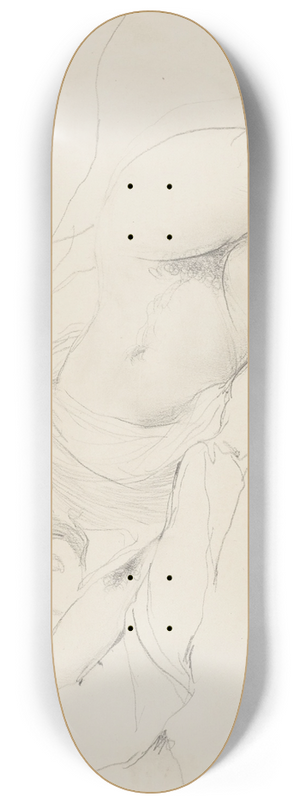 Giovanni Boldini - Reclining Nude 8.25 inch art skate deck
