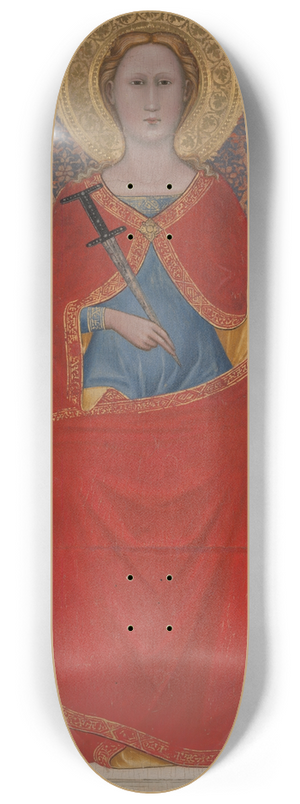 Giovanni di Bartolomeo Cristiani - Saint LucyEnthroned 8.25 inch art skate deck