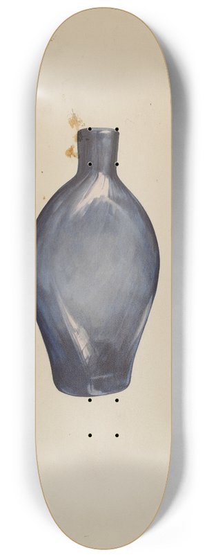 G.A. Spangenberg - Whiskey Flask 8.25 inch art skate deck