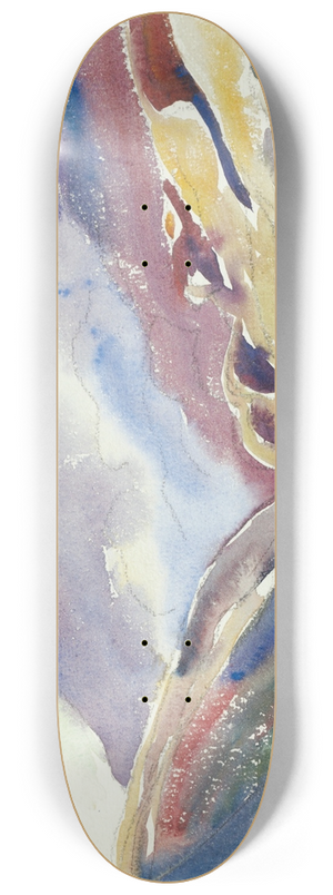 Giovanni Giacometti - Alpine Landscape (Upper Engadin) 8.25 inch art skate deck