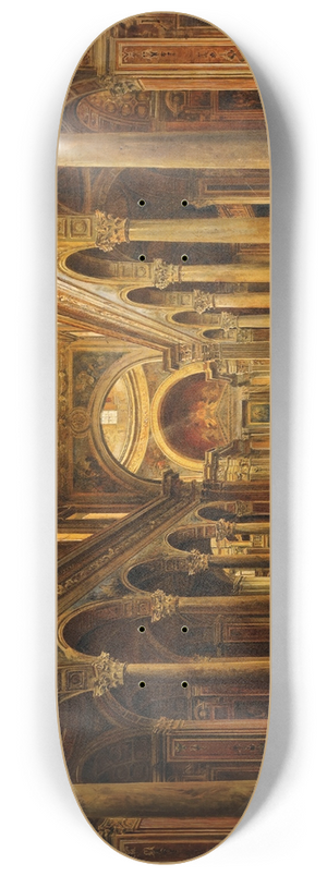 Giovanni Lanza - Intrieur dglise 8.25 inch art skate deck