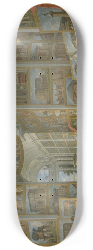 Giovanni Paolo Panini - Ancient Rome 8.25 inch art skate deck
