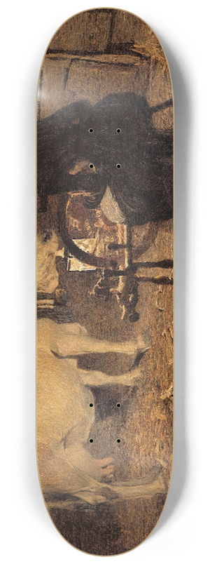 Giovanni Segantini - Spinning 8.25 inch art skate deck