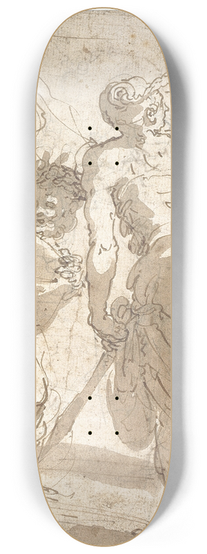 Giulio Benso - Judith med Holofernes hoved 8.25 inch art skate deck
