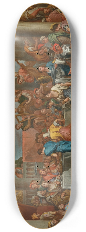 Giulio Carpioni - Belshazzars Feast 8.25 inch art skate deck