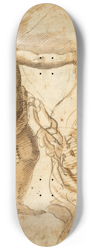 Giulio Cesare Procaccini - Cupid 8.25 inch art skate deck