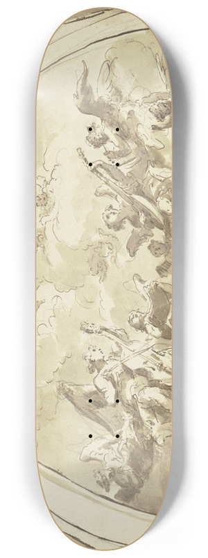 Gaspare Diziani - Angels concert 8.25 inch art skate deck