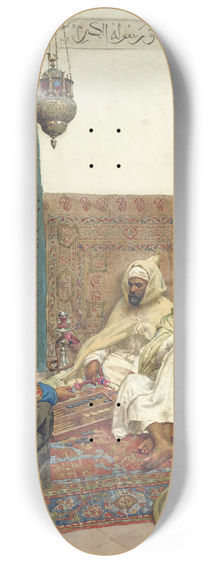 Giulio Rosati - A Game of Tavli 8.25 inch art skate deck