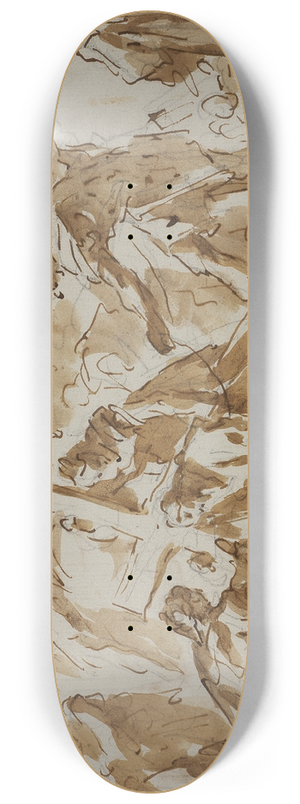 Gaspare Diziani - Bearing of the cross 8.25 inch art skate deck