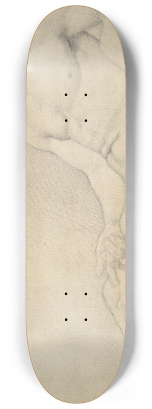 Giuseppe Bossi - Reclining MaleNude 8.25 inch art skate deck