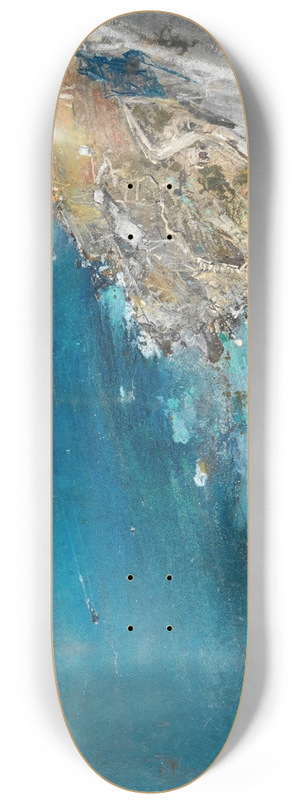 Giuseppe Casciaro - Cliffs, Ischia 8.25 inch art skate deck
