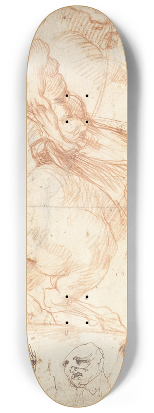 Giuseppe Cesari - Equestrian Study 8.25 inch art skate deck