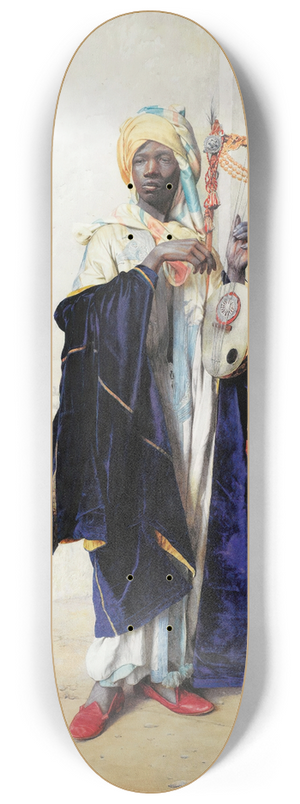 Giuseppe Signorini - Musician With Cithar 8.25 inch art skate deck