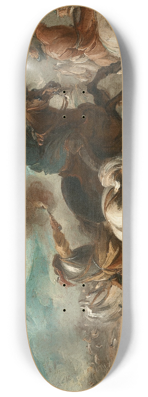 Giuseppe Zais - Battle Scene 8.25 inch art skate deck