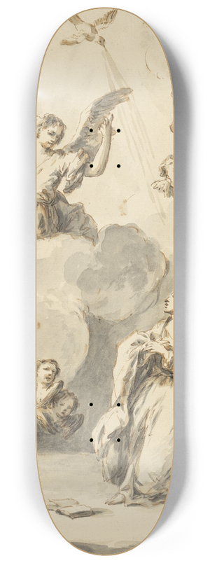 Giuseppe Zais - The Annunciation 8.25 inch art skate deck