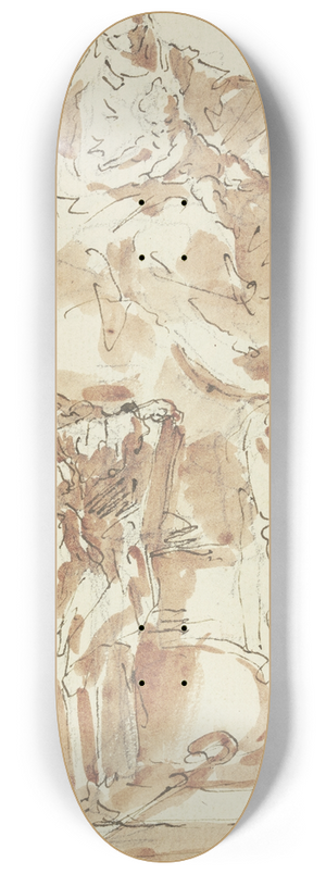 Gaspare Diziani - Madonna mit dem Heiligen Spiridon und Demetrius 8.25 inch art skate deck Gaspare Diziani - Madonna mit dem Heiligen Spiridon und Demetrius 8.25 inch art skate deck