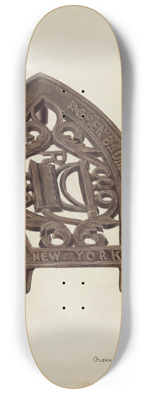 Glenn Wilson - Trivet 8.25 inch art skate deck