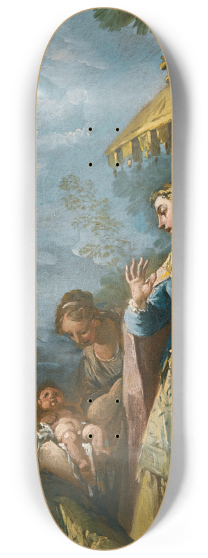 Gaspare Diziani - The Finding Of Moses 8.25 inch art skate deck