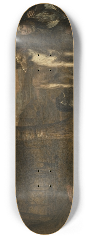 Govert Dircksz Camphuysen - After the Hunt 8.25 inch art skate deck