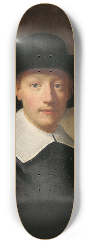 Govert Flinck - Portrait of a Man 8.25 inch art skate deck