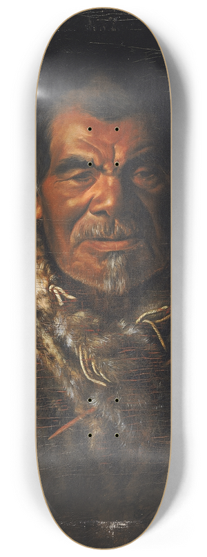 Grace Carpenter Hudson - Captain John (Ab-ba-ba-pomo) 8.25 inch art skate deck