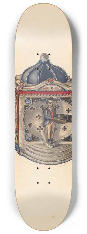 Grace Halpin - Penny Bank 8.25 inch art skate deck