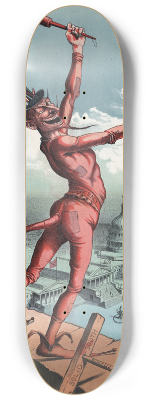 Grant Hamilton - To begin with, Ill paint the town red 8.25 inch art skate deck