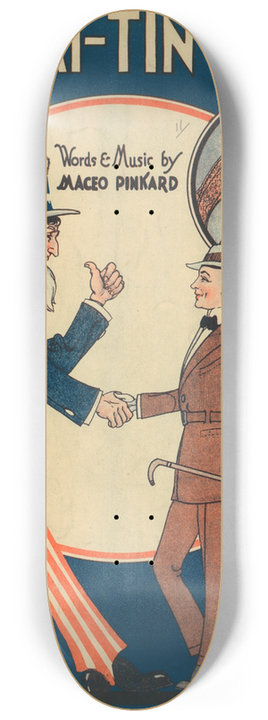 Grim Natwick - Those draftin blues 8.25 inch art skate deck