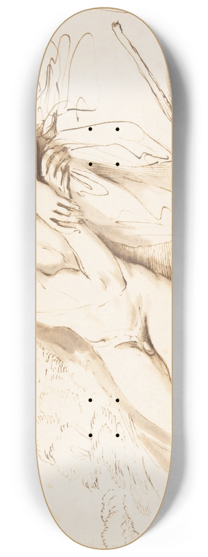 Guercino - Endymion Sleeping 8.25 inch art skate deck