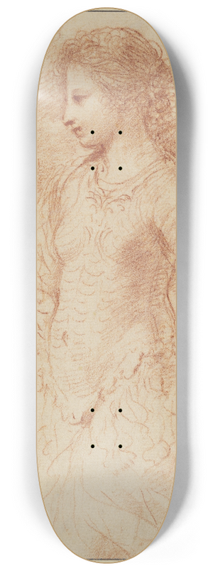 Guercino - Erminia 8.25 inch art skate deck