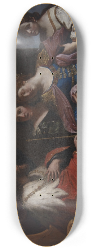 Guercino - Esther before Ahasuerus 8.25 inch art skate deck