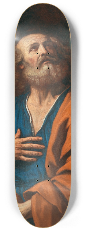 Guercino - Saint Peter 8.25 inch art skate deck
