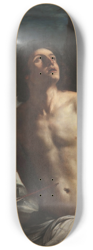 Guercino - Saint Sebastian 8.25 inch art skate deck