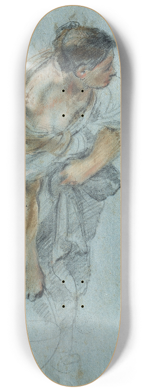 Guillaume Courtois - Study for a Female Figure 8.25 inch art skate deck