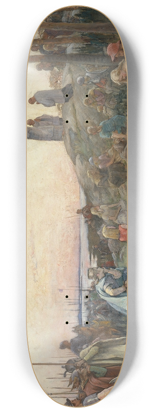 Gustaf Cederstrm - Ansgar Preaching Christianity 8.25 inch art skate deck