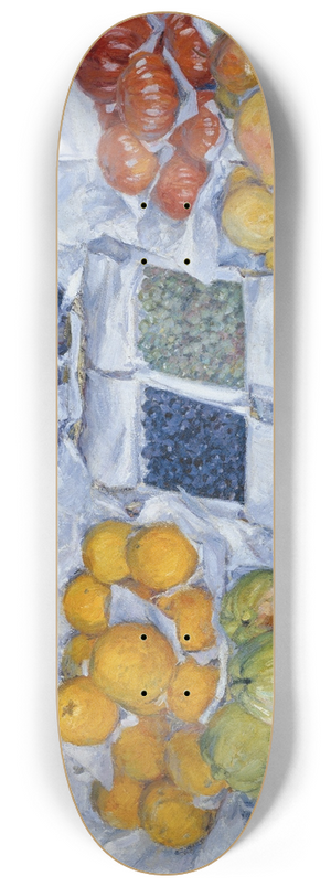 Gustave Caillebotte - Fruit Displayed on a Stand 8.25 inch art skate deck