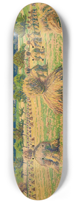 Gustave Cariot - Les meules de foin 8.25 inch art skate deck