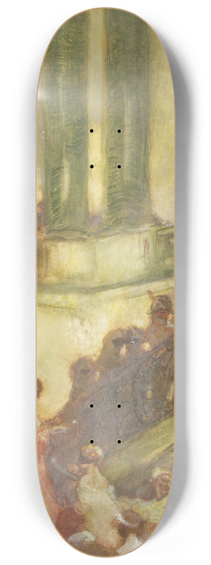 Gaston La Touche - Maskenball 8.25 inch art skate deck