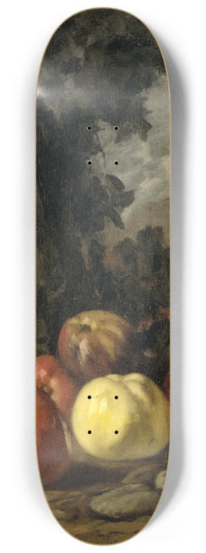 Gustave Courbet - Still Life with Apples 8.25 inch art skate deck