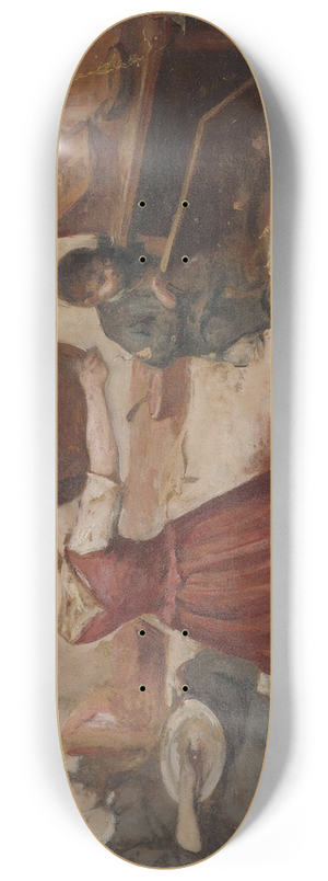 Gustave Courbet - The corn sifters (les cribleuses de bl) 8.25 inch art skate deck