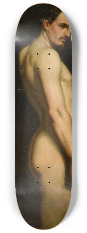 Gustave Courbet - tude de nu 8.25 inch art skate deck