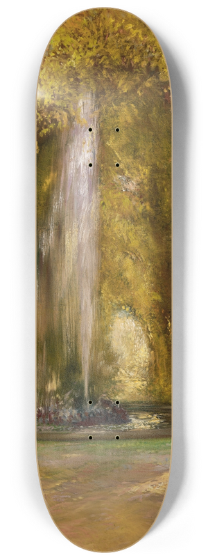 Gaston La Touche - The Fountain 8.25 inch art skate deck