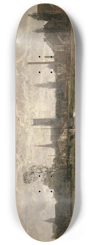 Gustave Den Duyts - Panoramisch gezicht op Gent 8.25 inch art skate deck