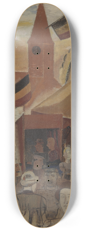 Gustave De Smet - Dorpskermis 8.25 inch art skate deck
