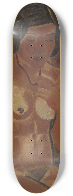 Gustave De Smet - Naakt met halssnoer 8.25 inch art skate deck